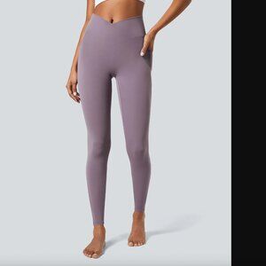 Halara Softlyzero™ Crossover Pocket Plain Leggings